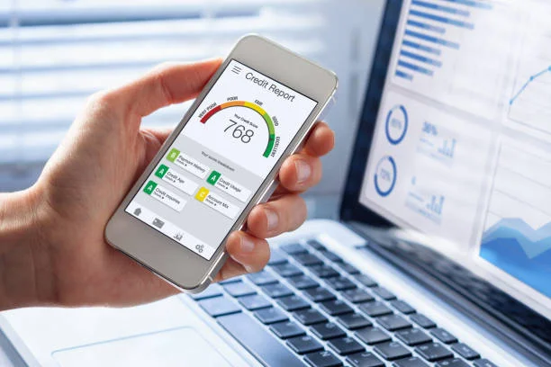 Credit score on a smartphone